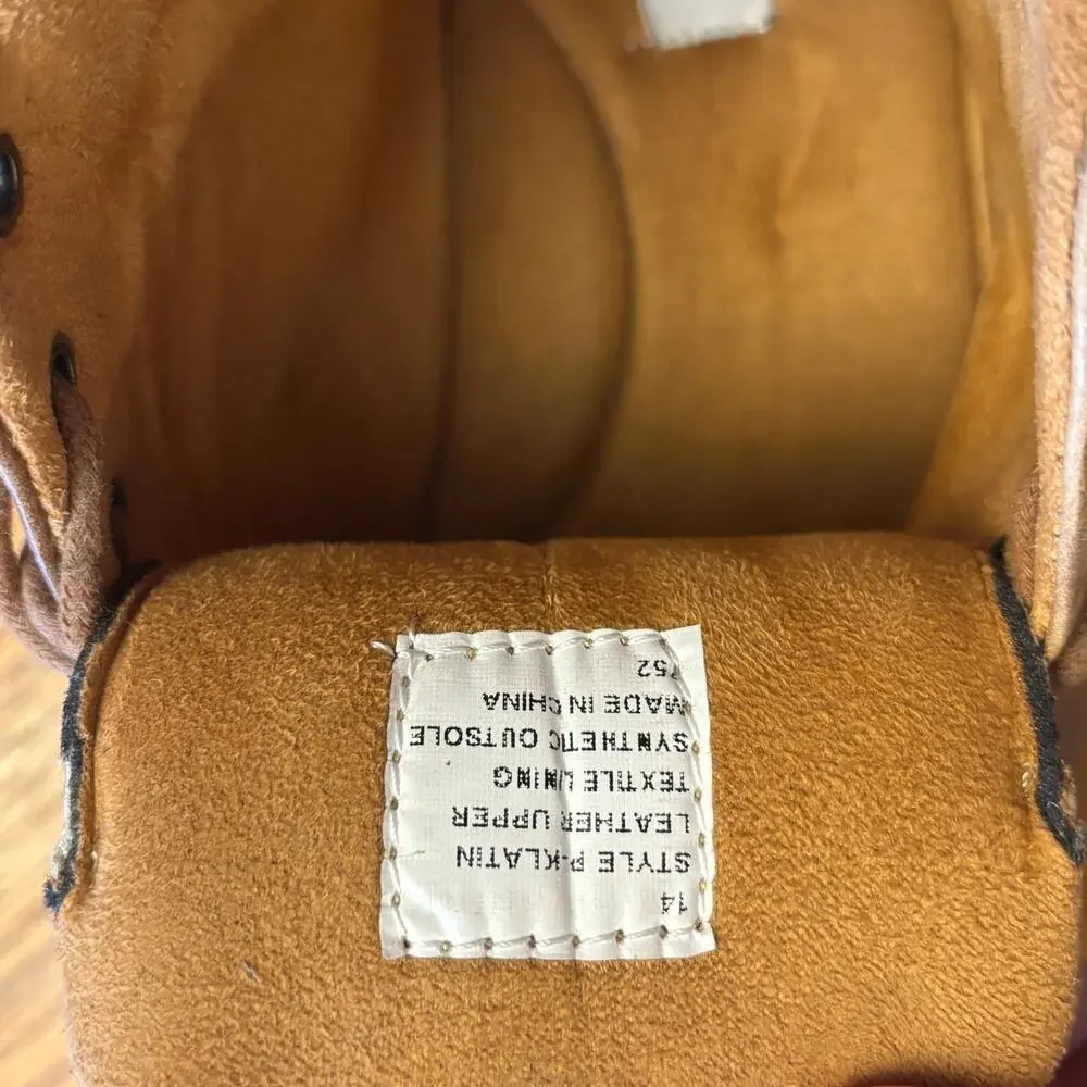 Steve Madden Men's US 14 Dark Tan Leather Chukka Ankle Boots